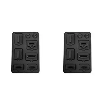 AU 8 шт. Комплект сетчатых заглушек для защиты от пыли для переключателя NS/переключателя OLED (черный)