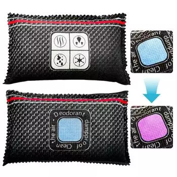 AU Автомобильный осушитель воздуха, сумка для сушки, многоразовый силикагель, силикагель/минерал для дома C stripe mineral