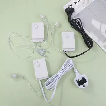 Au Eu Uk Led Plug Dimmer 8 Modes Ek-04 Knob Controller Bright Curtain Icicle Lamp String Lights Waterproof Constant Brightness