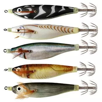 AU Luminous Fishing Bait Светящиеся крючки для ловли кальмаров Прочные крючки для ловли кальмаров чёрный