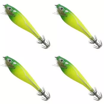 AU Luminous Jigging Bait Встроенная бусина Светится в темноте Инструменты для ночной рыбалки (Стиль А