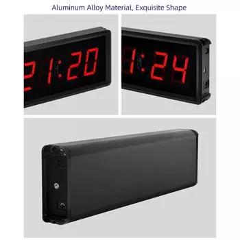 AU Plug Fitness Interval Timer Count-up Stopwatch Exercising Clock