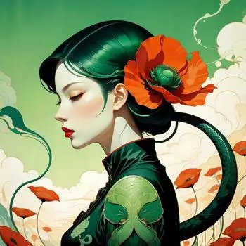 AU Полная вышивка Эко-хлопковая нить 14CT Напечатанная девочка крестиком набор Искусство 40x4