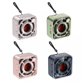 AU Прозрачный беспроводной динамик Mecha с поддержкой Bluetooth 5.1 USB Type-C Charger бежевый