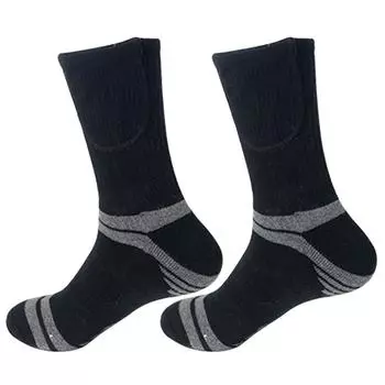 AU Unisex Electric Socks Уютные мягкие носки с подогревом для зимних видов спорта на открытом воздухе (черный