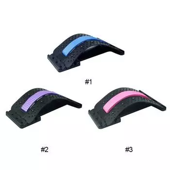 AU Waist Neck Stretcher Elastic Professional Muscle Relaxation for Body Pain Rel Purple Black