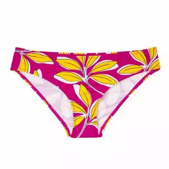 AUBADE Женские плавки бикини с цветочным принтом 42 розовый