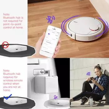 Aubess Tuya Smart Bluetooth Fingerbot Switch Button Pusher Умный домашний робот Smart Life Пульт дистанционного управления, Alexa Google Assistant