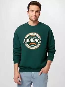 Audience осень зима мужская круглая шея толстовка мужская повседневная с длинным рукавом пуловеры большой размер M