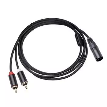 Audio Equipment Male Audio Cable Microphone Y Adapter 1M