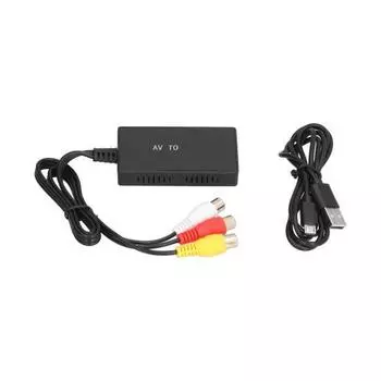 Аудио и видео в HD мультимедийный интерфейс конвертер ABS HD аудио видео конвертер для PS консолей проекторов 1080Pчерный Black