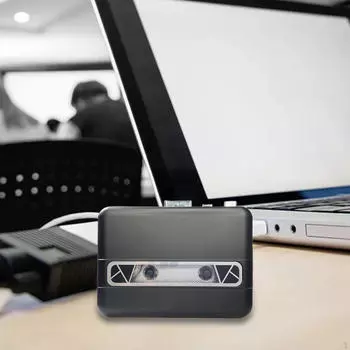 Аудио кассетный конвертер музыки, ретро-конвертер USB в MP3, кассетный плеер с разъемом 3,5 мм
