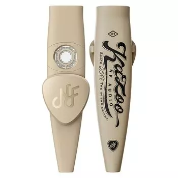 Аудио Kazoo01 Изготовлено на профессиональном аудиооборудовании Использует ту же вибрирующую мембрану, что и ремень Kazoo Духовой инструмент []NF производитель. наушники. коричневый