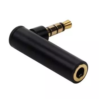 Аудио конвертер для наушников, адаптер для наушников, стерео адаптер, адаптер 3,5 мм чёрный