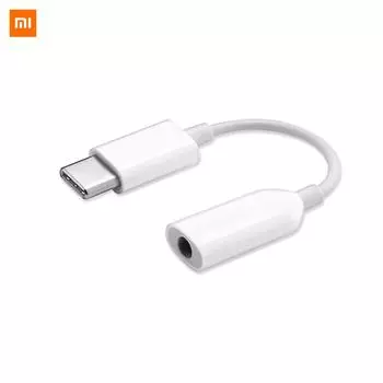 Аудио переходник Xiaomi с Type-C на 3.5 мм. белый