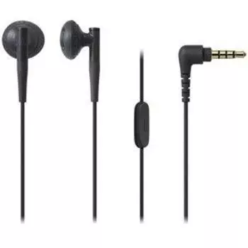 Audio Technica ATH-C200IS BK Проводные наушники с микрофоном, полуоткрытые, черные чёрный