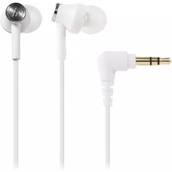 Audio Technica Ath Ck350m Wh White Earphones Without Remote