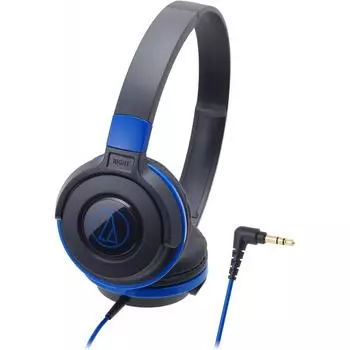 Audio Technica Ath S100 Bbl Наушники Проводные Уличные Мониторные Портативные Наушники Накладные Наушники Черный Синий Черный Синий Без Микрофона Пульт Дистанционного Управления