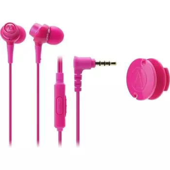 Audio Technica Audio Technica Dip Canal Earphone Smartphone Pink Ath Ckl203is Pk