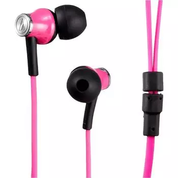 Audio Technica Audio Technica Наушники Pink Ath Ck330m Pk Single Pink Без пульта дистанционного управления