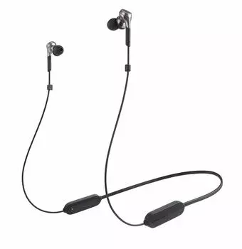 audio-technica Беспроводные наушники SOLID BASS Heavy Bass Bluetooth с микрофоном-пистолетом Metallic ATH-CKS660XBT GM
