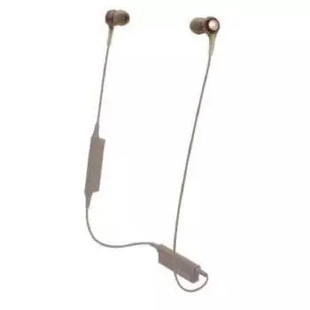 Audio-Technica Bluetooth-совместимые беспроводные наушники (бежевый) аудиотехника ATH-CK200BT BG