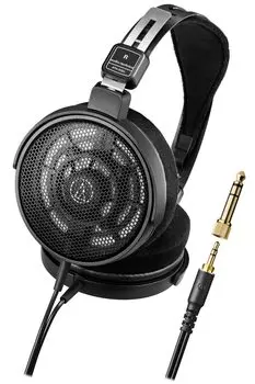 Audio Technica Open Monitor Наушники Проводные Легкие Музыкальные Инструменты Практика Электронное Пианино Наушники Терминал Переходник Штекер Открытый чёрный