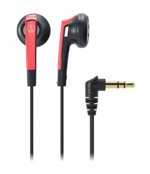 Audio Technica RD Earphones Wired Inner Ear Type Red ATH-C505