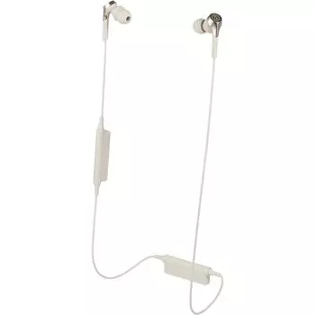 Audio Technica Solid Bass Heavy Bass Wireless Earphones Champagne Gold Ath Cks550xbt Cg Regular Champagne Gold