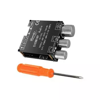 Аудио усилитель звуковая плата сабвуфер динамик стабильная передача компактный размер мощная версия 5.0 регулировка баса театр