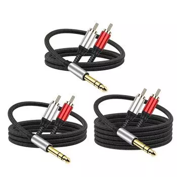 Аудио Y-разветвитель Кабель-вставка Профессиональный отличный звук Простое подключение 1m