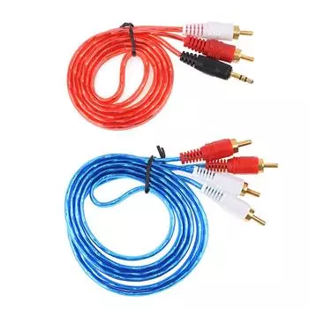 Аудио Звук AV Кабель 2In1/3In1/3In3 1.5Mm Set-top Box Разъем Телефон Компьютер Усилитель мощности Акустическая Коробка Соединительная Линия A1