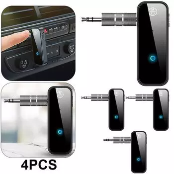 Аудиоадаптер 140 мАч передатчик приемник Bluetooth-совместимый 5.0 для автомобиля