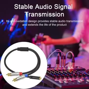 Аудиоадаптер RCA-кабель Clear Channel Identification Universal 3.5 Jack Aux RCA