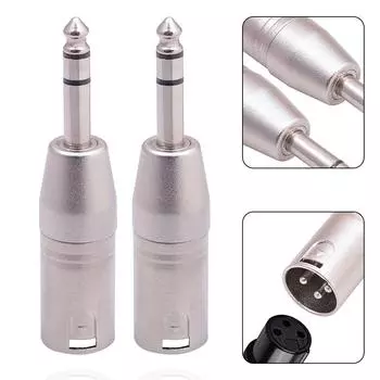 Аудиоадаптер стерео кабель TRS на 3Pin XLR 1/4 дюйма интерфейс переключения