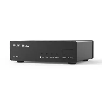 Аудиодекодер MQA AK4493S XU316 DSD512 ЦАП высокого разрешения SMSL SU-1 MQA-CD 768 кГц/32 бит чёрный