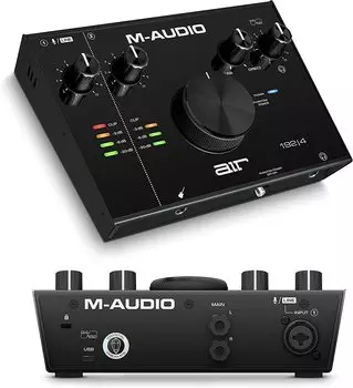 Аудиоинтерфейс M-Audio AIR 192x4 USB C для записи, подкастинга, потоковой передачи со звуком студийного качества, 1 вход XLR и программное обеспечение для создания музыки