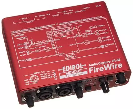 Аудиоинтерфейс Roland FireWire AUDIO CAPTURE FA-66