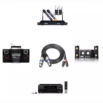 Аудиокабель 2 XLR на 2 RCA адаптер усилитель звуковой ящик XLR RCA Hifi микрофонный акустический кабель black1 5m