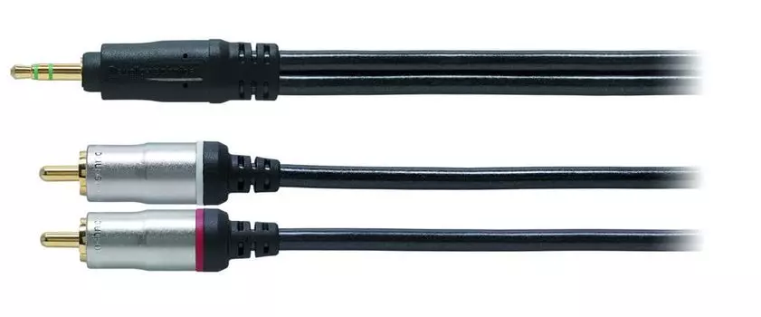 Аудиокабель Audio Technica Mini Pin Conversion Cable AT561A/1.5 RCA3.5