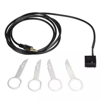 Аудиокабель AUX-IN, адаптер Aux, автомобильная стереосистема, подходит для Ford Fiesta, Ford Focus 6000 CD чёрный