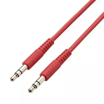Аудиокабель ELECOM стерео мини-штекер мягкий AUX-кабель красный 2,0 м 3,5 мм AX-35MY20RD