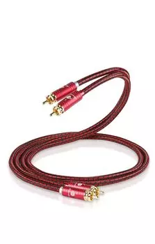 Аудиокабель JIB RCA - RCA, стереокабель, позолоченный разъем 2RCA - 2RCA, подходит для усилителя 3,0 м [штекер-штекер] / CD-плеера / динамика / автомобильной аудиосистемы,