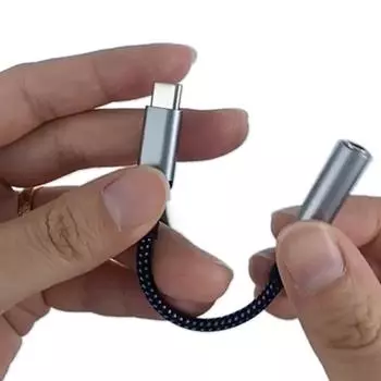 Аудиокабель Type-C 3,5 Jack Аудиокабель 3,5 Jack USB C на 3,5 мм Jack Адаптер для наушников/телефона