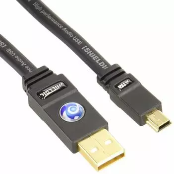 Аудиокабель USB серии AIM SHIELDIO 2 м (А-МиниБ) УМ1-Н020