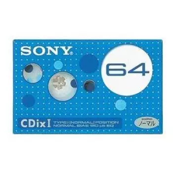 Аудиокассета SONY 64 минуты нормальное положение C64CDX1L