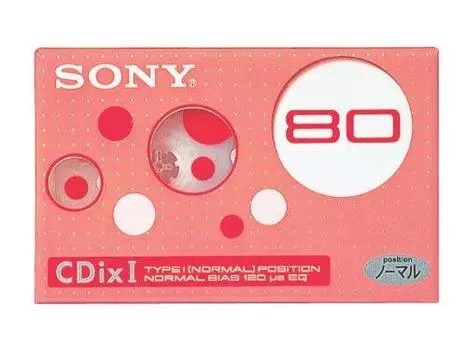 Аудиокассета SONY 80 минут в обычном положении C80CDX1L