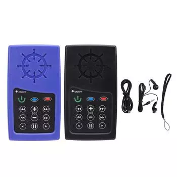 Аудиокнига Священного Писания Плеер на солнечных батареях Портативный электронный звуковой читатель Священного Писания с несколькими ла Blue