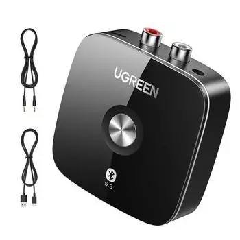Аудиоприемник UGREEN Bluetooth5.3 [Номер сертификации TELEC]: R211-190314] 3,5 мм AUX + RCA Bluetooth-приемник EDR Энергосберегающий совместимый F