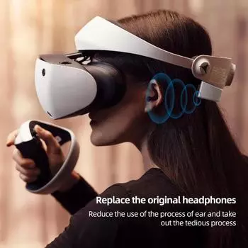 Аудиоусилитель для гарнитуры PS VR2, 3,5-мм аудиоинтерфейс, стереодинамик, портативный шлем, внешний динамик для PlayStation VR2